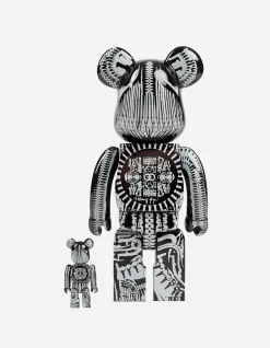 Home*Maharishi Medicom Be@Rbrick Hr Giger Chrome Version 400% U0026 100% Black