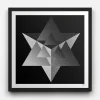 Art*Maharishi Myoshka Merkaba Monochrome Print