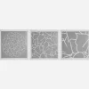 Art*Maharishi Ye-99, 100 U0026 101 Triptych Grey
